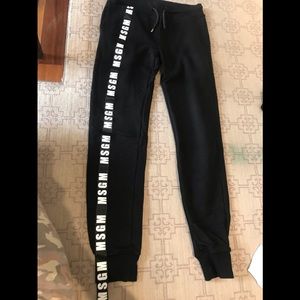 Boys msgm sweatpants sz 14